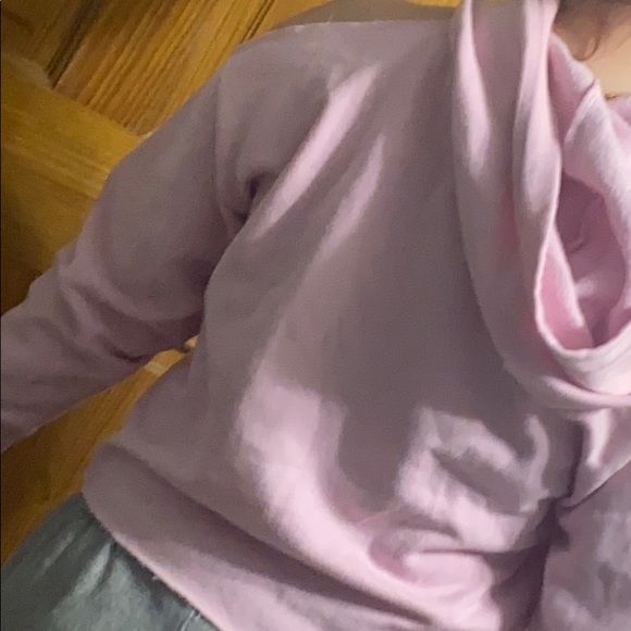 EUC VS Pink Hoodie XS+VS Stripe sparkle✨ wallet+slouch socks🧦NEW - Picture 11 of 16